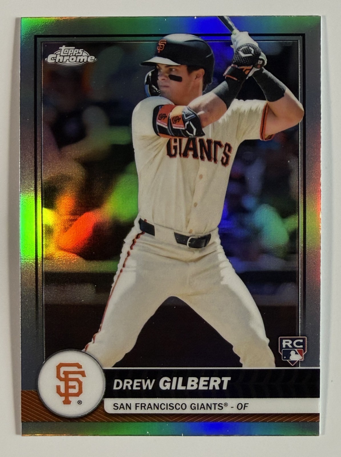2026 Topps Flagship Chrome Rookie DREW GILBERT #69 San Francisco Giants RC