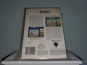 Hatris (Nintendo NES, 1992) Cartridge & Rental Case, Tested! Authentic! Working!