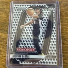 2024-25 Prizm Monopoly Stephon Castle #75 Running Man Prizm SSP COLOR MATCH RC