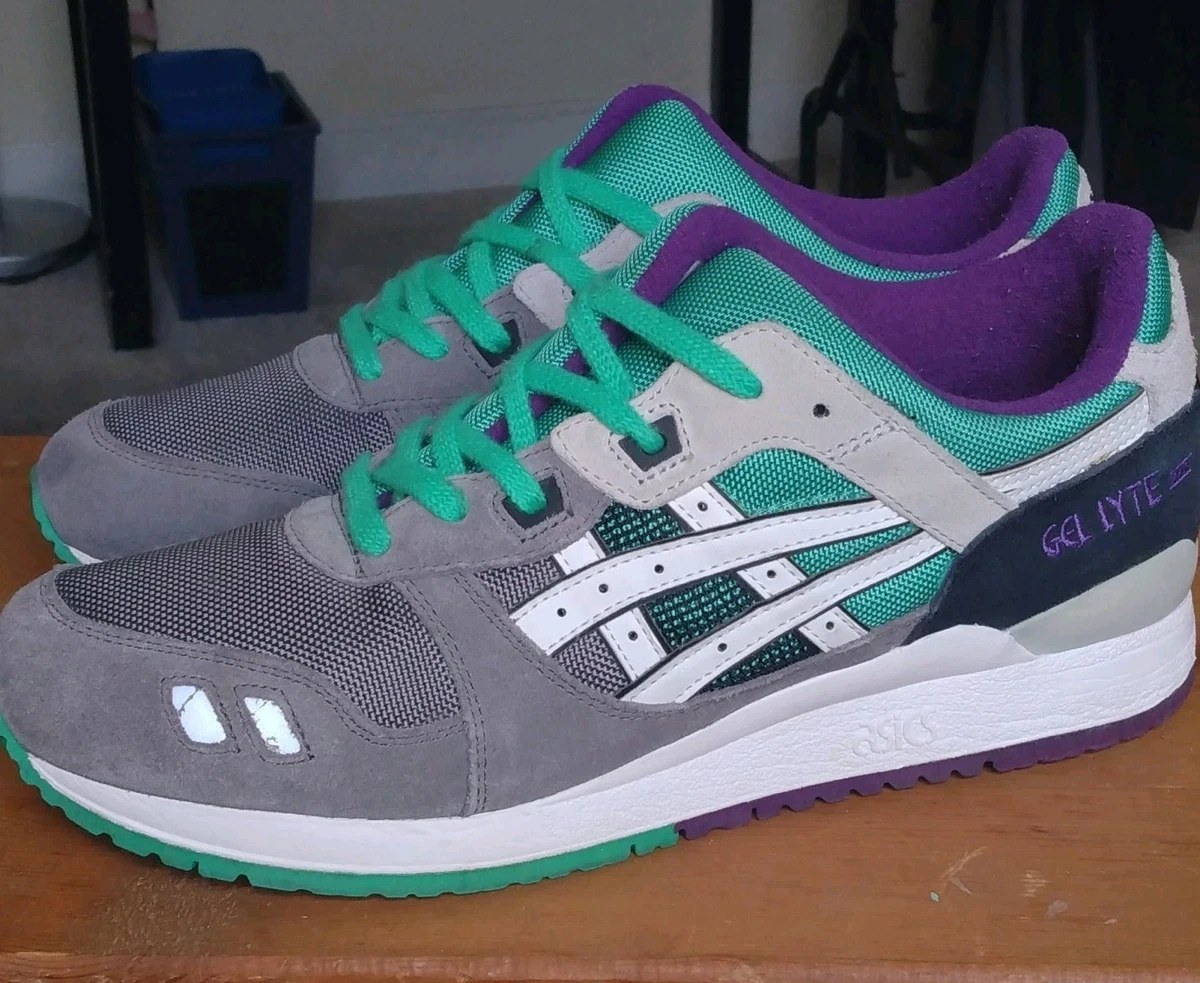 ASICS Gel-Lyte III グレー/パープル/グリーン ASICS Gel-Lyte III Green for Sale | Authenticity Guaranteed | eBay