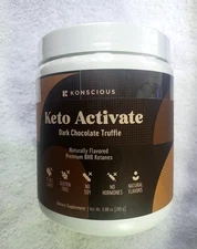 Konscious Keto Activate Dark Chocolate Truffle BHB Ketones 2026 Expirations.