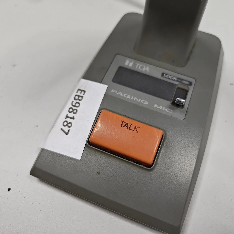 TOA PM-660D Paging Mikrofon - Für Teile/Reparatur, Ungetestet - Bild 3 von 4