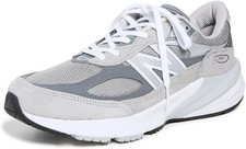New Balance Men's Made in USA 990v6 Sneakers, 7 X-Wide,Grey/Grey