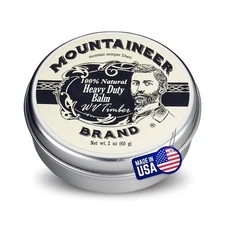 Mountaineer Brand Natural Heavy Duty Beard Balm | Timber Scent | Made in... 
