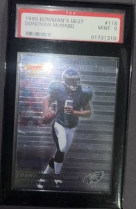 Donovan McNabb 1999 Bowman’s Best RC 118 PSA 9  Philadelphia Eagles