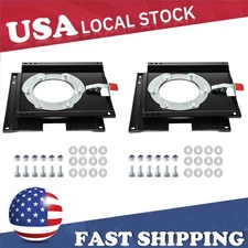 2Pcs For Ram Promaster 2007-2024 Campervan Motorhome Seat Swivel Base 360° US