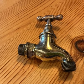 Vintage Brass Tap In Working Order.