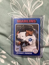 2024 Topps Heritage High Number - SP Jhonny Pereda #719 Dark Blue Border (RC)