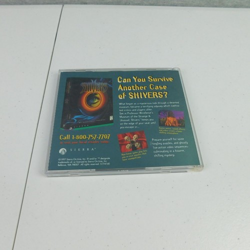 Shivers 2 Harvest of Lost Souls Windows PC Game Sierra 1997 - Picture 6 of 10