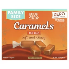 Caramels, Sea Salt, 9 oz (255 g)