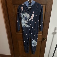 Disney Stitch One Piece Sleepwear Girls Size L 10/12 