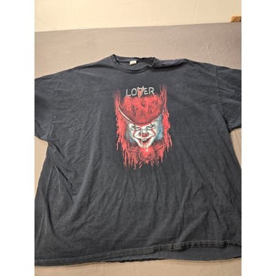 Fruit of the Loom IT Chapter Two Pennywise Lover Loser Graphic Tee Black 6XL