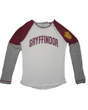 Harry Potter Gryffindor Raglan T Shirt Womens M Wizarding World Cotton Top