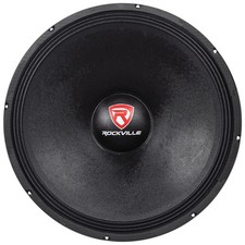 Rockville RVW1800P4 1800w 18" Raw DJ Subwoofer 4 Ohm Sub Woofer 107OZ Magnete