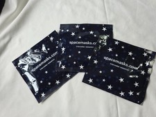 3 x SPACEMASKS ❤️ Interstellar Relaxation Self Heating Eye Masks Space Mask