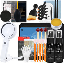 Upgraded Card Cleaning Kit, 21-In-1 Trading Card Polishing Restoration Kit wit