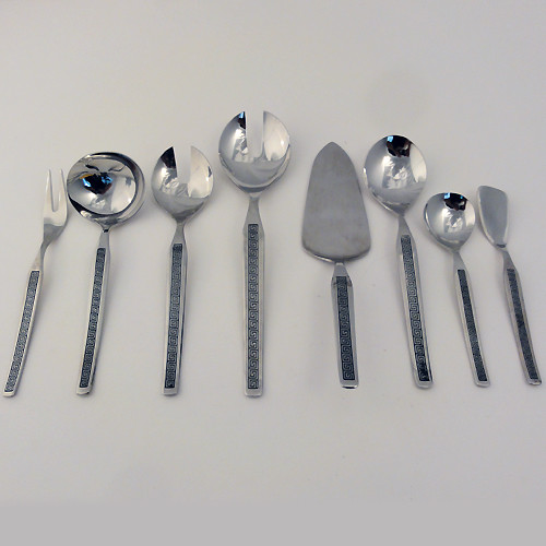 GREEK KEY by Prinz Solingen 5 Piece Place Setting NEW NEVER USED made in Germany - Picture 5 of 8