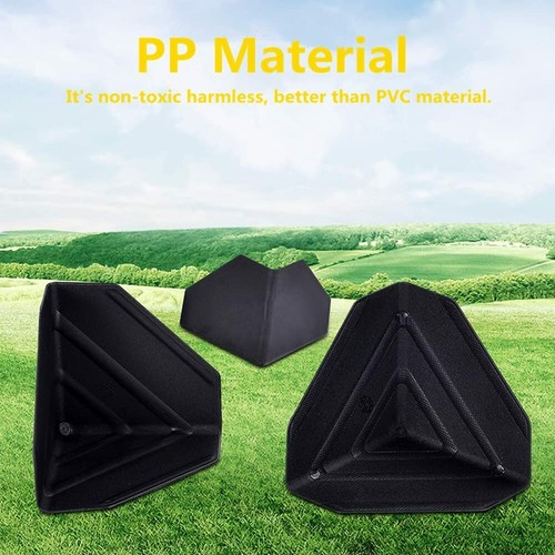 8-80 pièces boîte en carton express garde d'angle protection triangle en plastique emballage - Photo 6/9