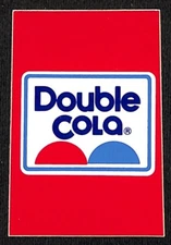 Double Cola High Gloss Vinyl Sticker - for Retail? - 1 7/8" x 2 7/8"