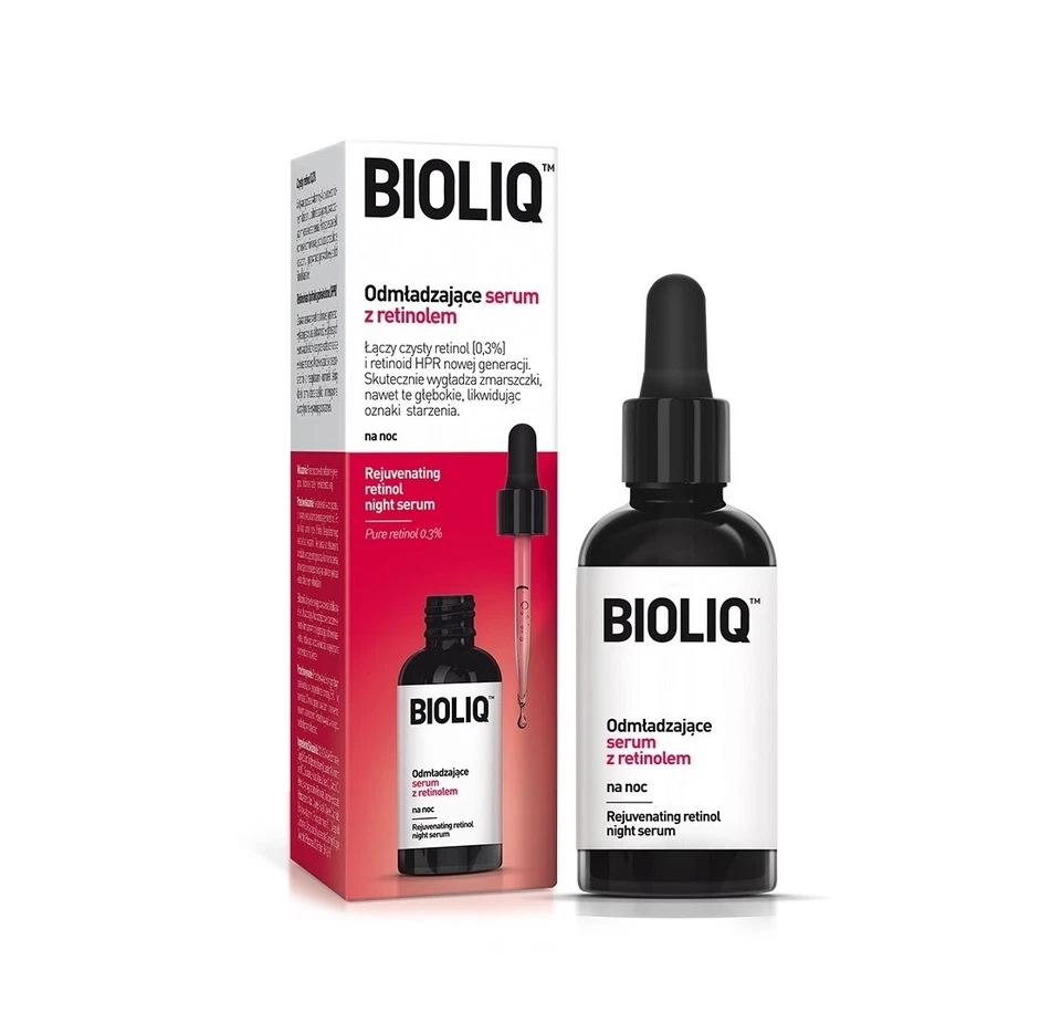 AFLOFARM BIOLIQ Verjüngendes Serum mit Retinol Anti Aging Nacht 20ml