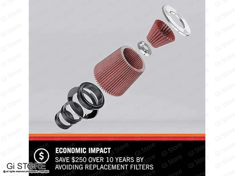 Performance K&N Filter Kit with Adaptor & Fitting for Suzuki Samurai SJ413 1.3Lt — 第 4/4 张图片