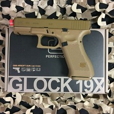 New Umarex Glock G19X Gas Blowback Airsoft Pistol - Coyote Tan 2276328