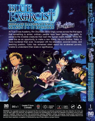 ANIME~DVD BLUE EXORCIST SEASON 3 VOL.1-12 END *ENGLISH VERSION