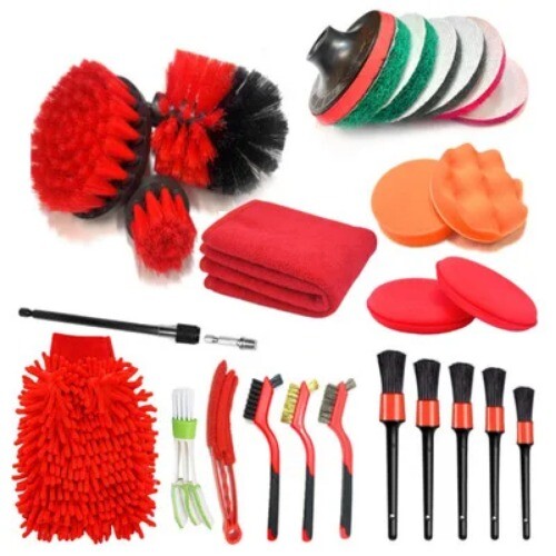 Electric Drill Brush Power Scrubber Car Polisher Kitchen Toilet Cleaning Tools - Bild 42 von 48