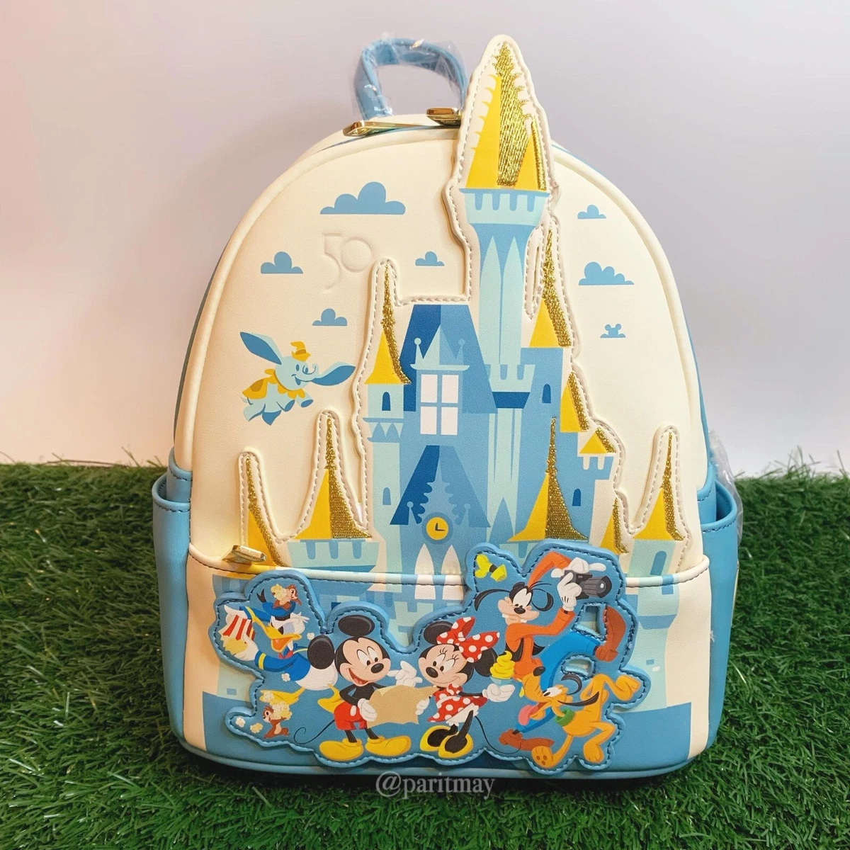 Loungefly Walt Disney World 50th Mini-Backpack,  Exclusive, Multicolor