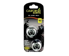 California Scent Vent Clip Car Air Freshener For Long-lasting Scents, Ice