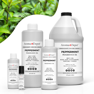 Peppermint Fragrance oil For Body Oil ,Candle, Soap, Bath Bomb Incense Diffuser