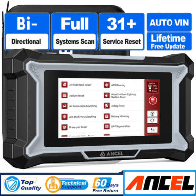 Bi-directional Diagnostic Tool All System OBD2 Scanner ABS SRS Oil Fit For Ford