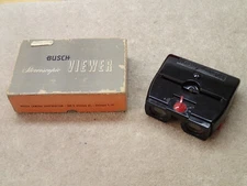 Busch Verascope Vintage Stereo Slide Viewer Estate Item Not Working Project