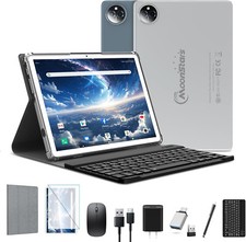 10.1 Inch Android 14 Tablet, 2024 Latest Octa-Core Tablets, 128GB ROM 14GB RAM