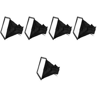  Set of 5 Diffusor Tragbarer Blitzdiffusor Für Kameras Kamera-Blitz-Softbox
