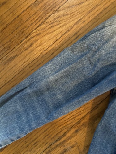 Zara Boy's Distresed Denim Jacket Jean Blue Size 11-12 EUC - Picture 3 of 10