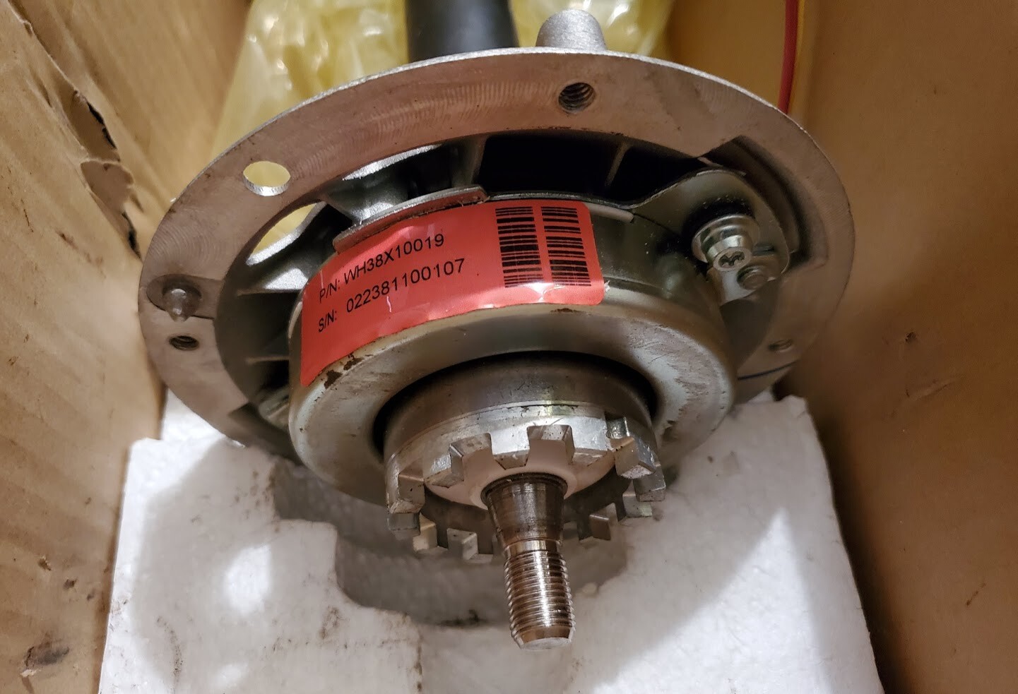 GARP WH38X10019 OEM Shaft and Tube Assembly for GE Washing Machines HSWP1000M3WW eBay