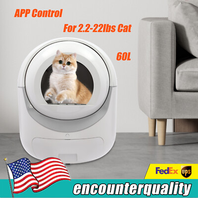 Cat Litter Box Self Cleaning Automatic Litter Smart Cat litter Box For 2.2-22lbs