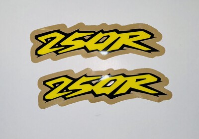 HONDA  CR250 SWINGARM THICK 21 mil GLOSS DECALS GRAPHICS VINTAGE MOTOCROSS