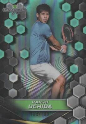 Topps 2024 Graphite Tennis Kaichi Uchida Green Refractor Parallel Chrome /199