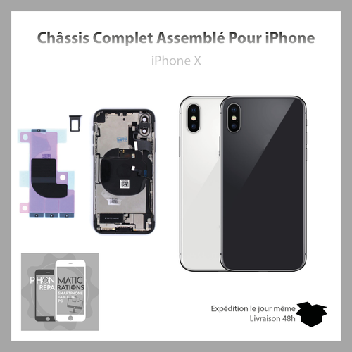 Chassis Complet Coque Arrière Pour IPhone 8 - Couleur Silver Gris - Neuf En Emballage