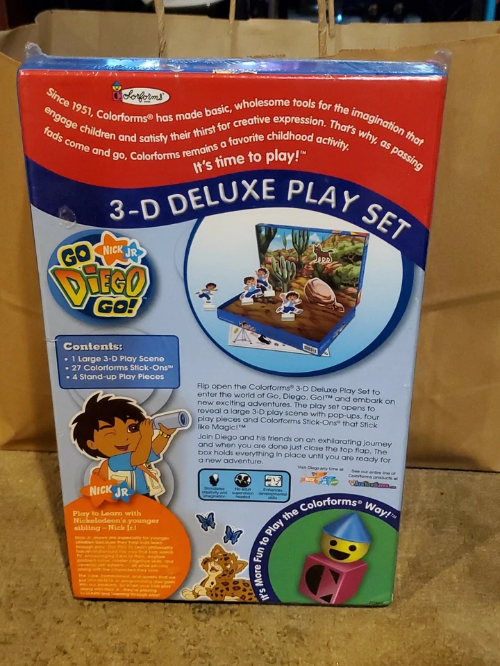 Colorforms Go Diego Go 3-D Deluxe Playset - Image 4 of 4