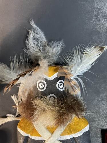 4 Hopi vintage? Kachinas - Muñecas de cuna sin firmar 1980 - Imagen 8 de 18