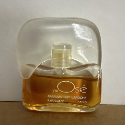 VINTAGE  80s *J AI OSE GUY LAROCHE * splash PURE PARFUM 1/8 oz 4ml Cosmair