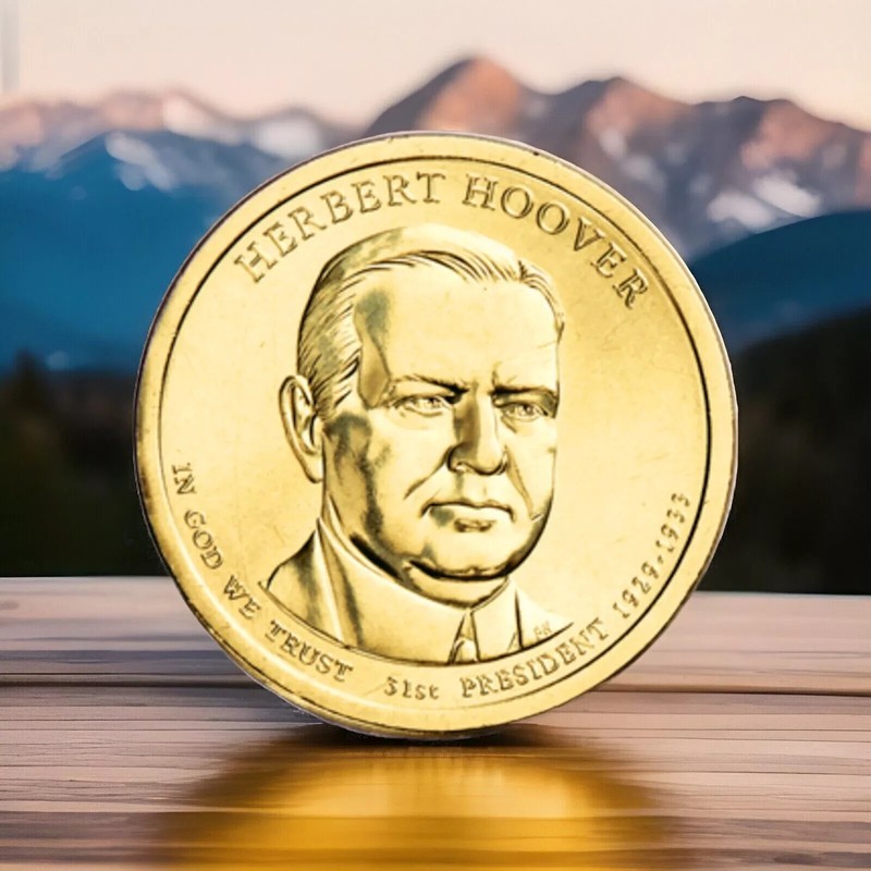 2014 P Herbert Hoover Presidential Dollar "Brilliant Uncirculated" Coin