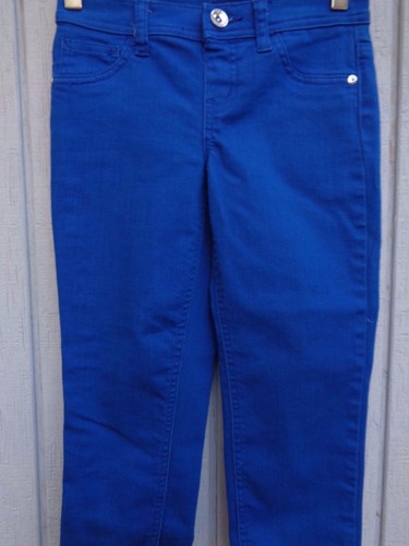 NEW JUSTICE Blue Jeans Pants Girls Size 10 R Capri Shorts Jeans - Picture 4 of 5