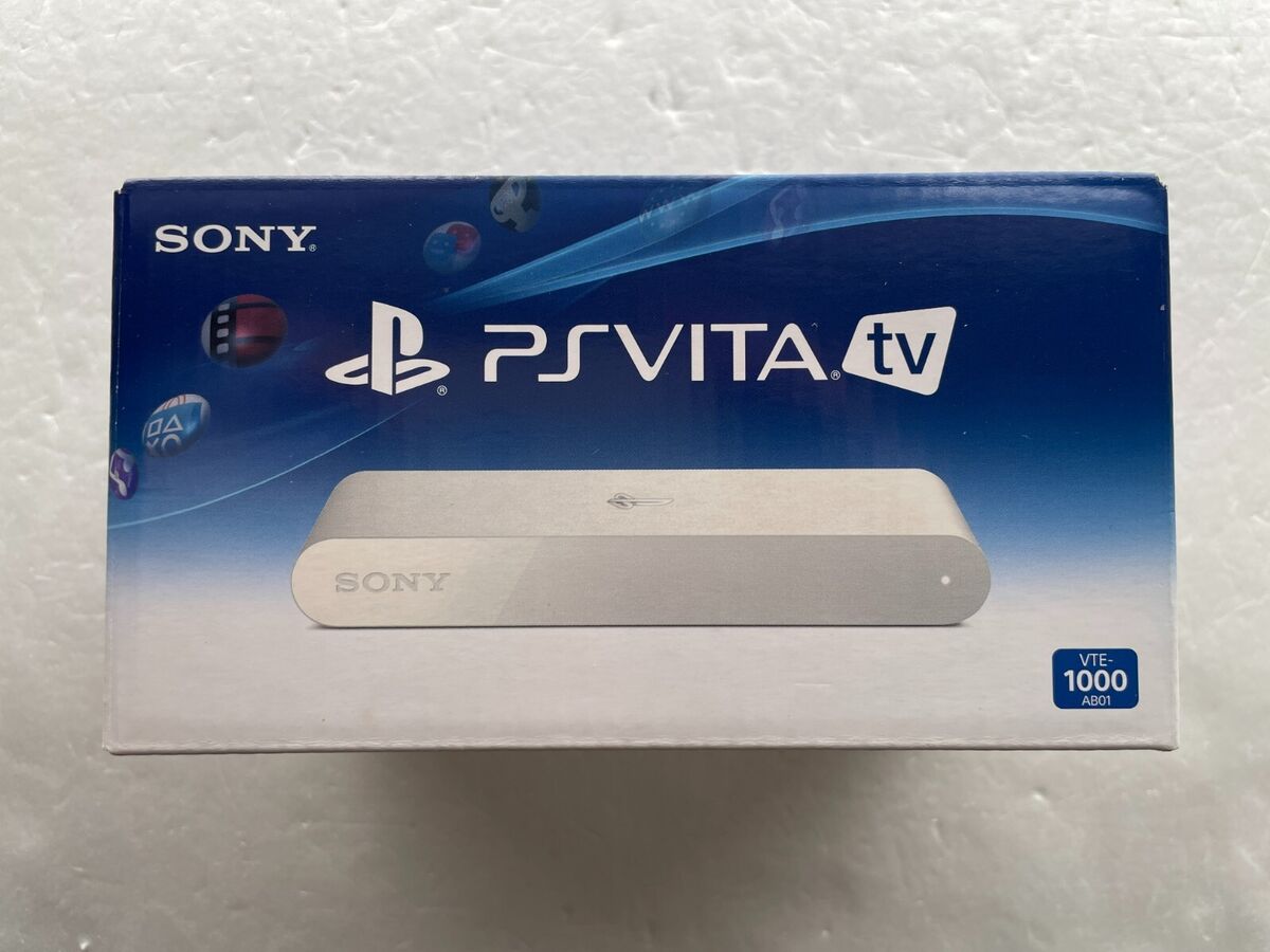 Sony PS Vita TV VTE-1000 AB01 White Console PlayStation Vita with 