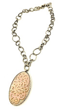 LOIS HILL Sterling Silver Pendant Necklace Ch...