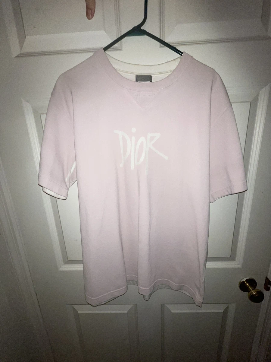 Tshirt Dior Pink size S International in Cotton  21889308