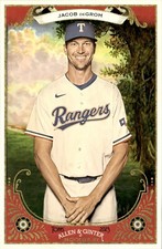 2023 Topps Allen & Ginter Boxloaders Jacob deGrom Texas Rangers #BC-8